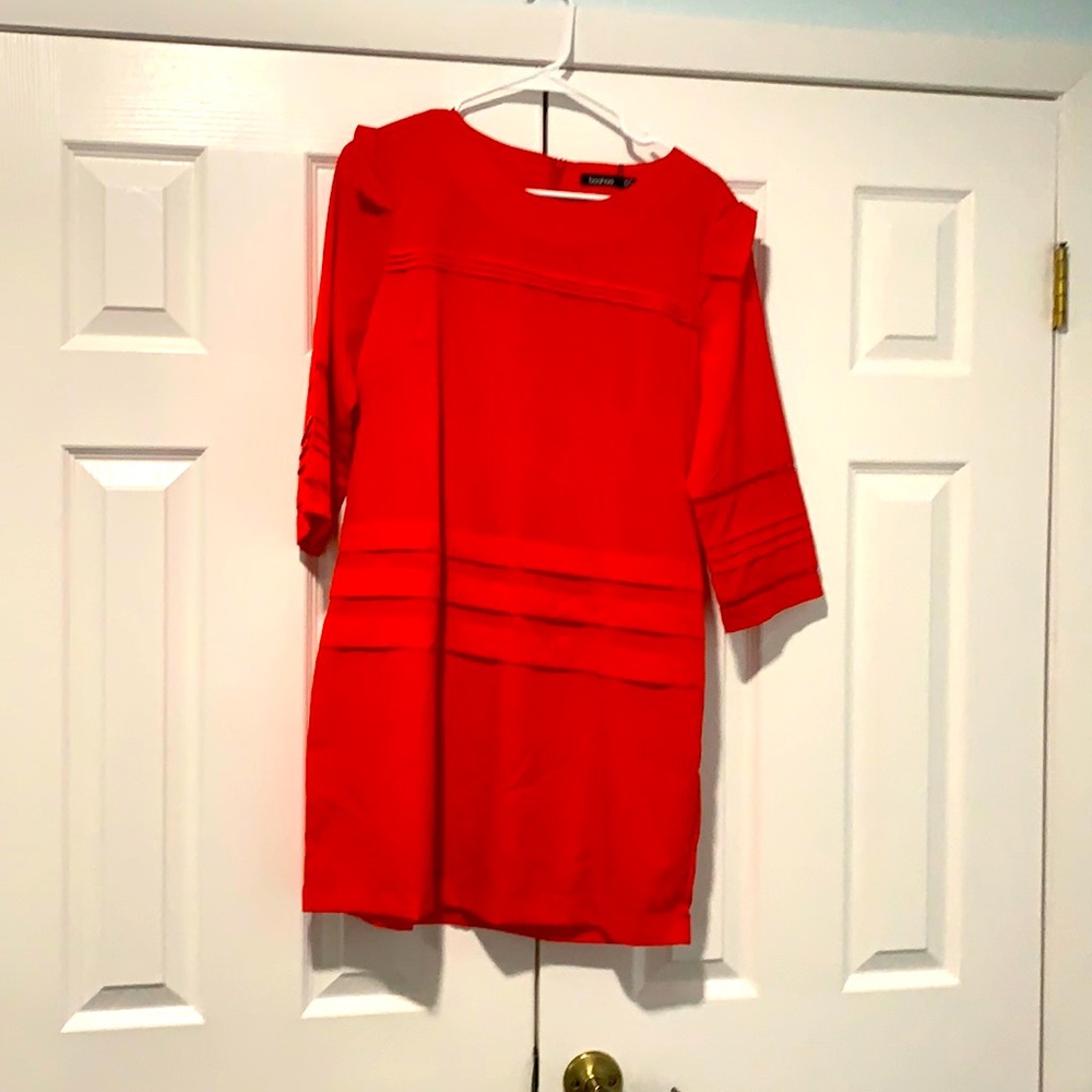 Boohoo red US 10 red dress